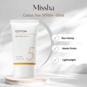 MISSHA Physical Cotton Sunscreen SPF50+ PA++++